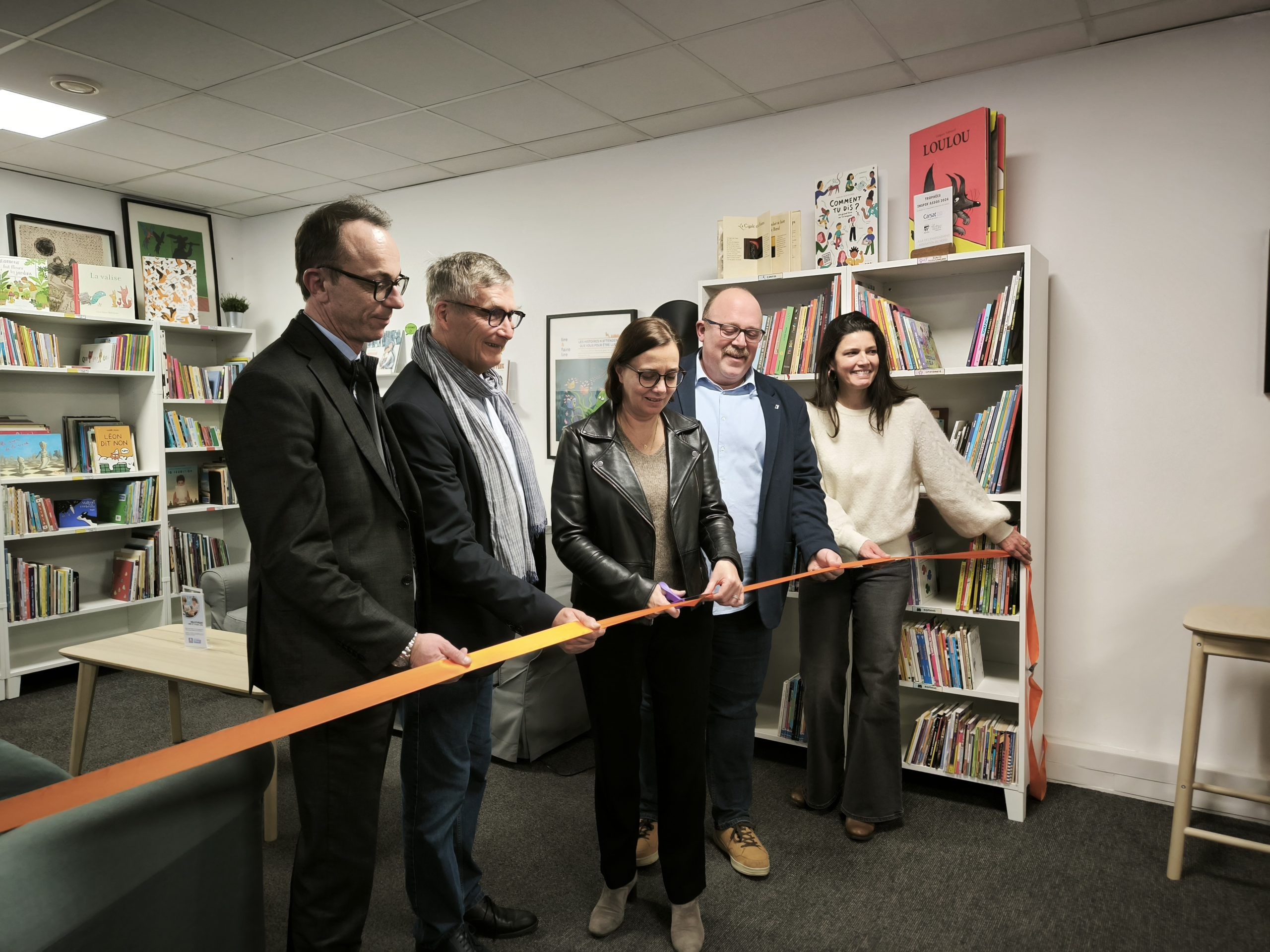 Inauguration de la nouvelle bibliothèque de Lire et Faire Lire Nord ...